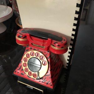Replica vintage looking telephone bookends